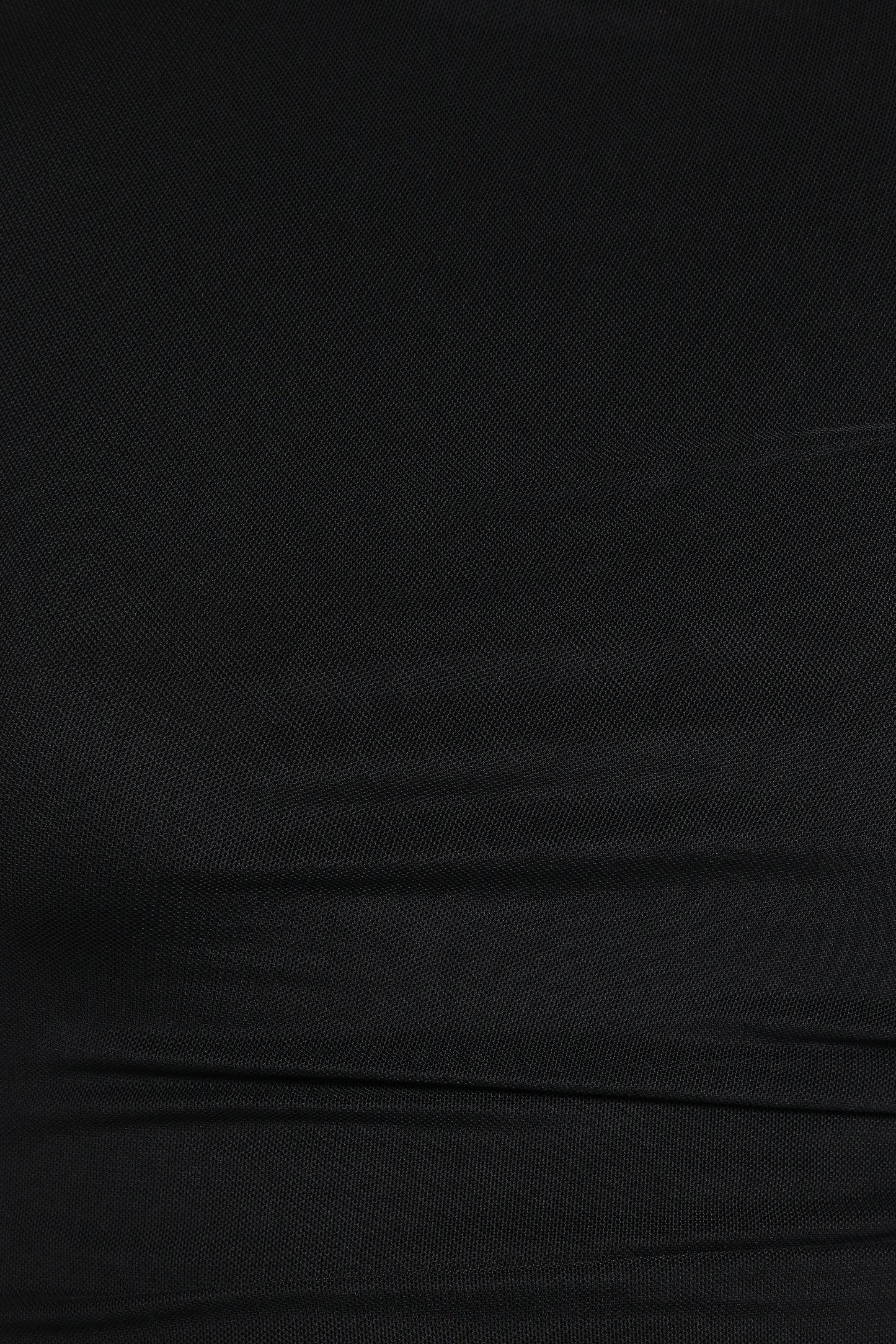 Aine Mesh Sleeve Bodysuit - Black