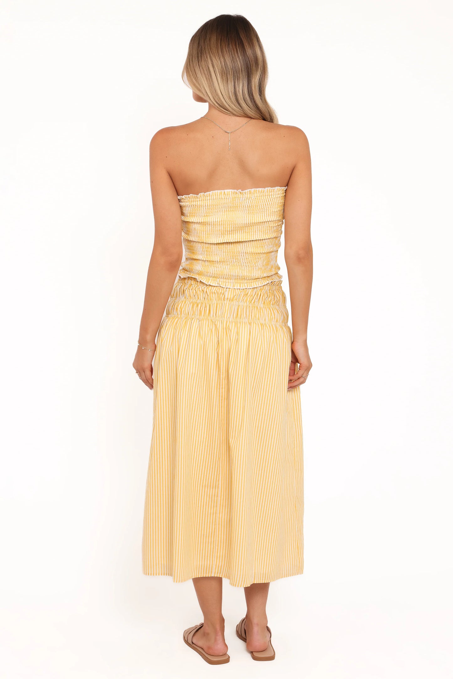 Salome Maxi Skirt - Mango Stripe