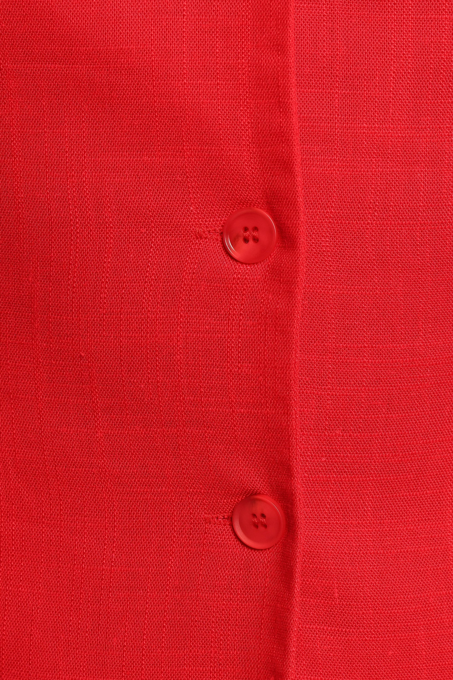Amia Linen Blend Vest Top - Red
