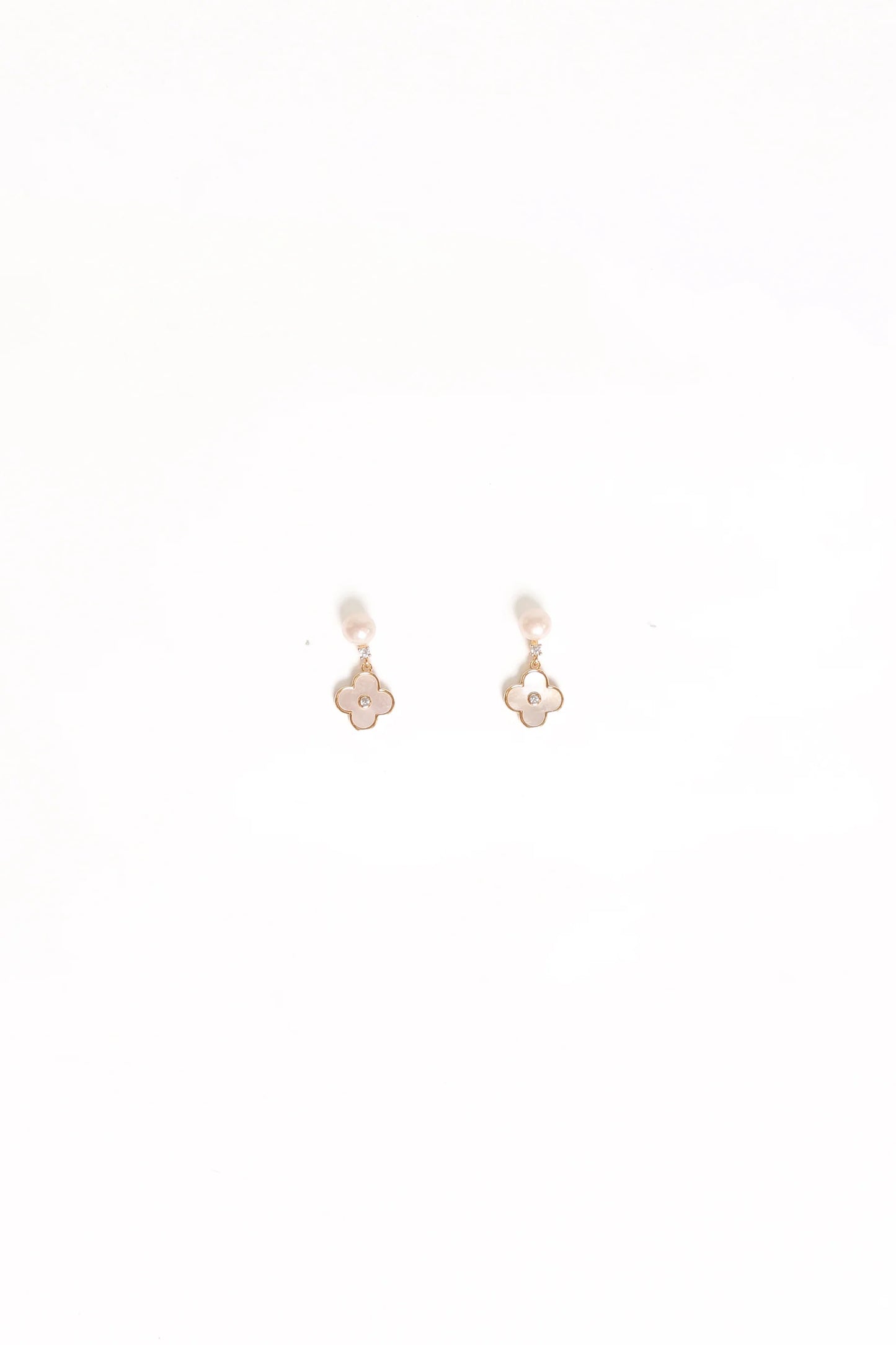 Marlowe Flower Earrings - Gold