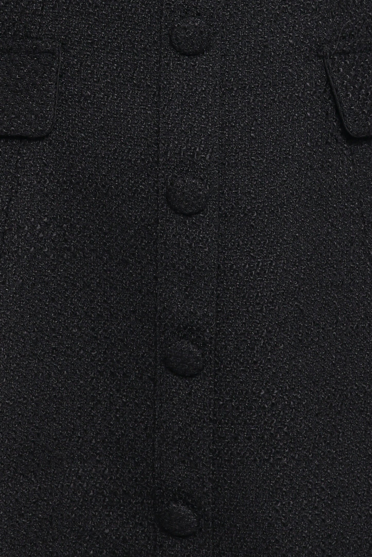 Sutton Mini Dress - Black Tweed