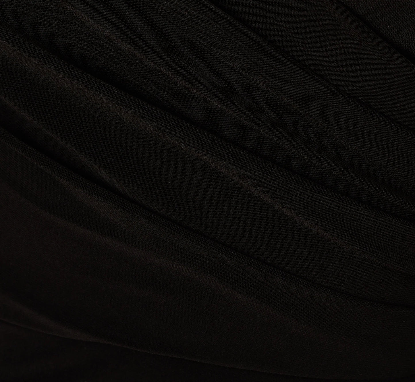 Wide Leg Jersey Jumpsuit With Sheer Lace Bell Sleeves In Black