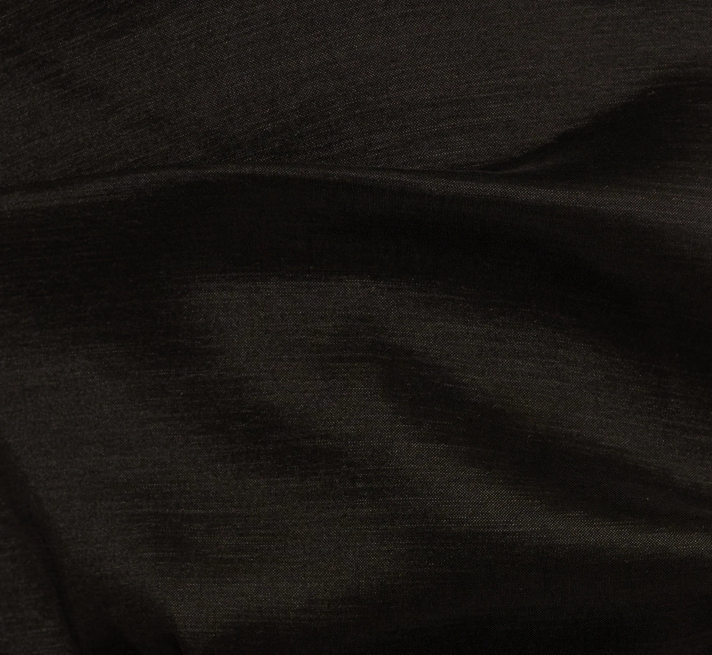 Long Sleeve Taffeta Tuxedo Gown In Black