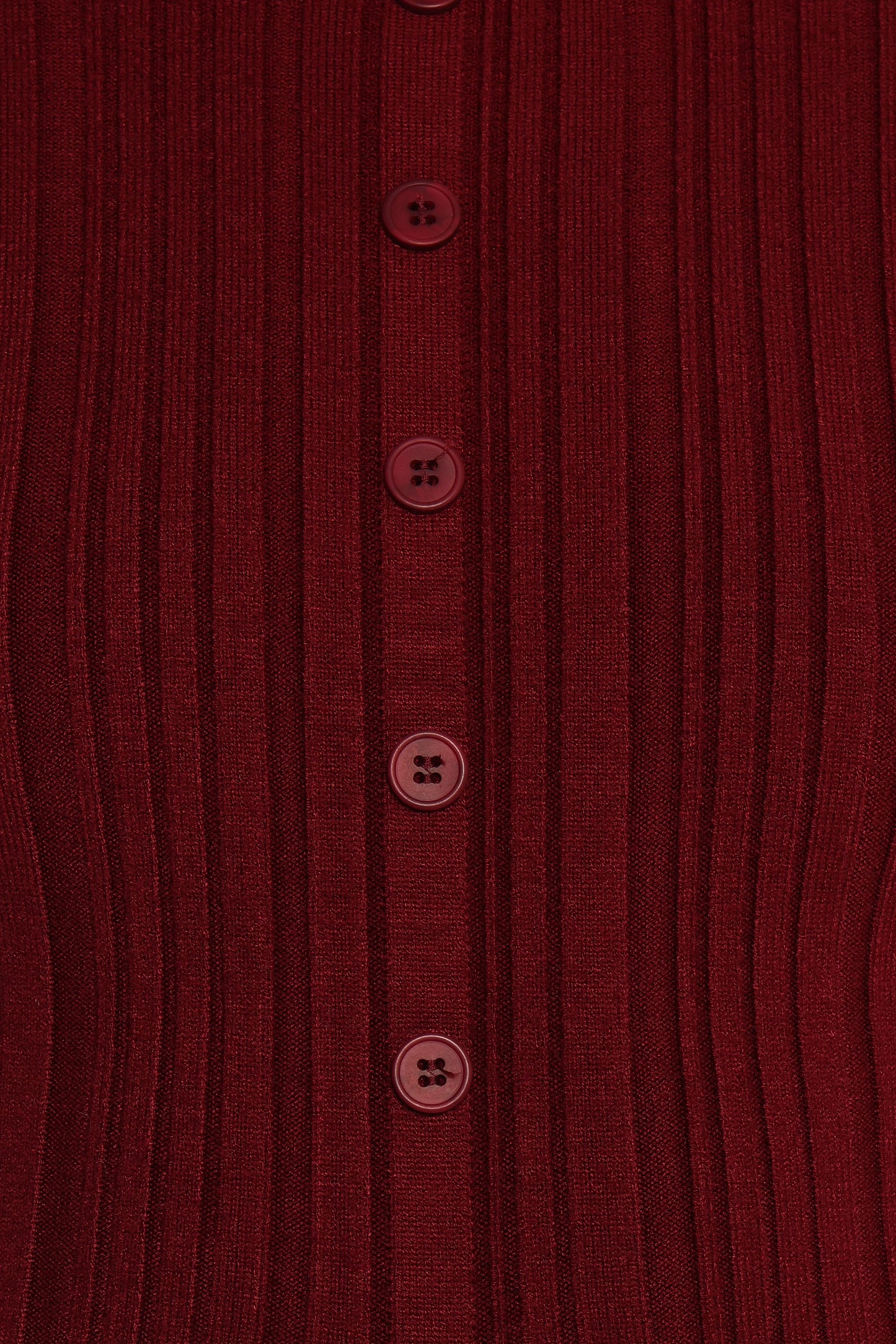 Hatte Cardigan Top - Dark Cherry