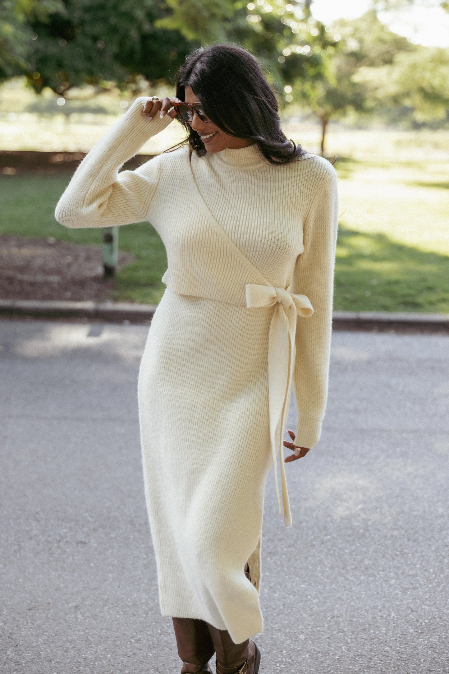 Aerin Knit Dress - Cream