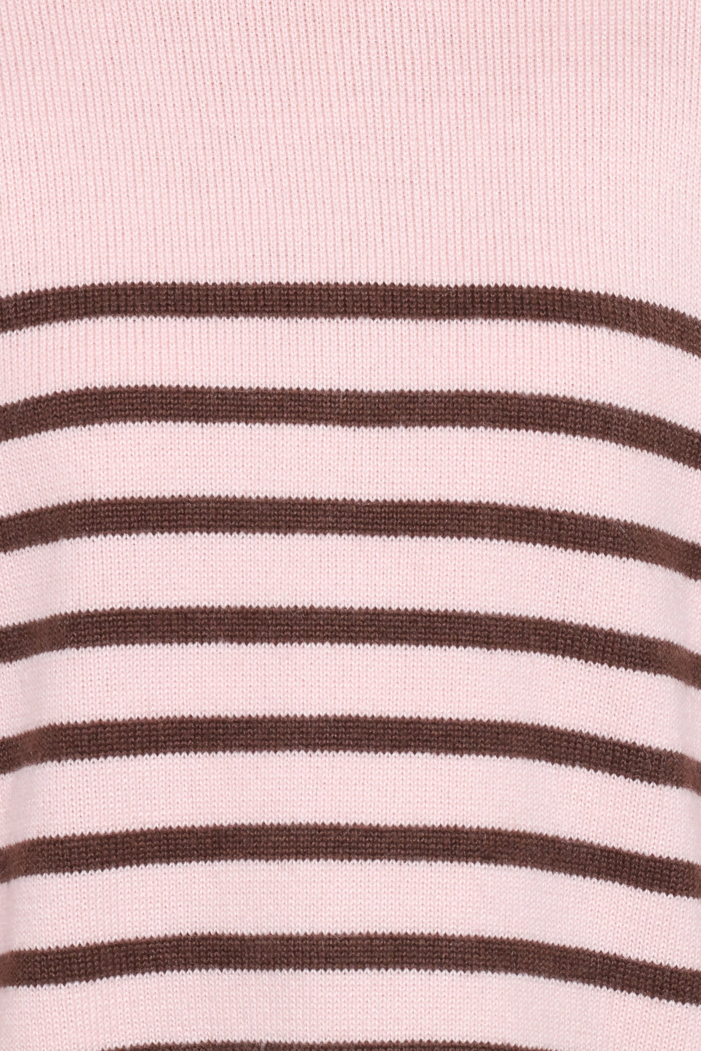 Eleanora Striped Knit Pullover Sweater - Pink