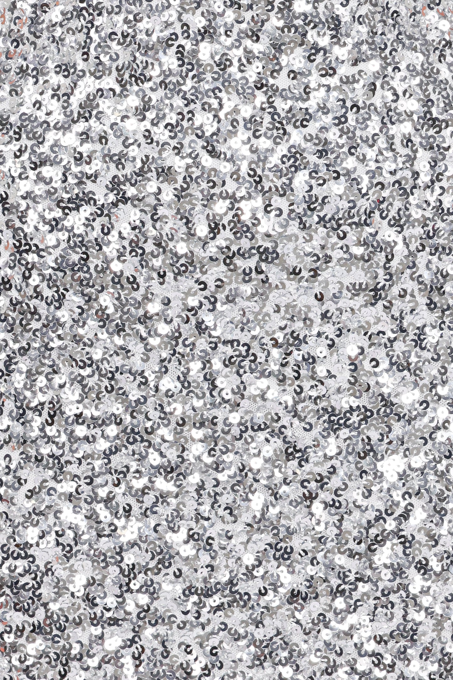 Tory Off Shoulder Sequin Mini Dress - Silver
