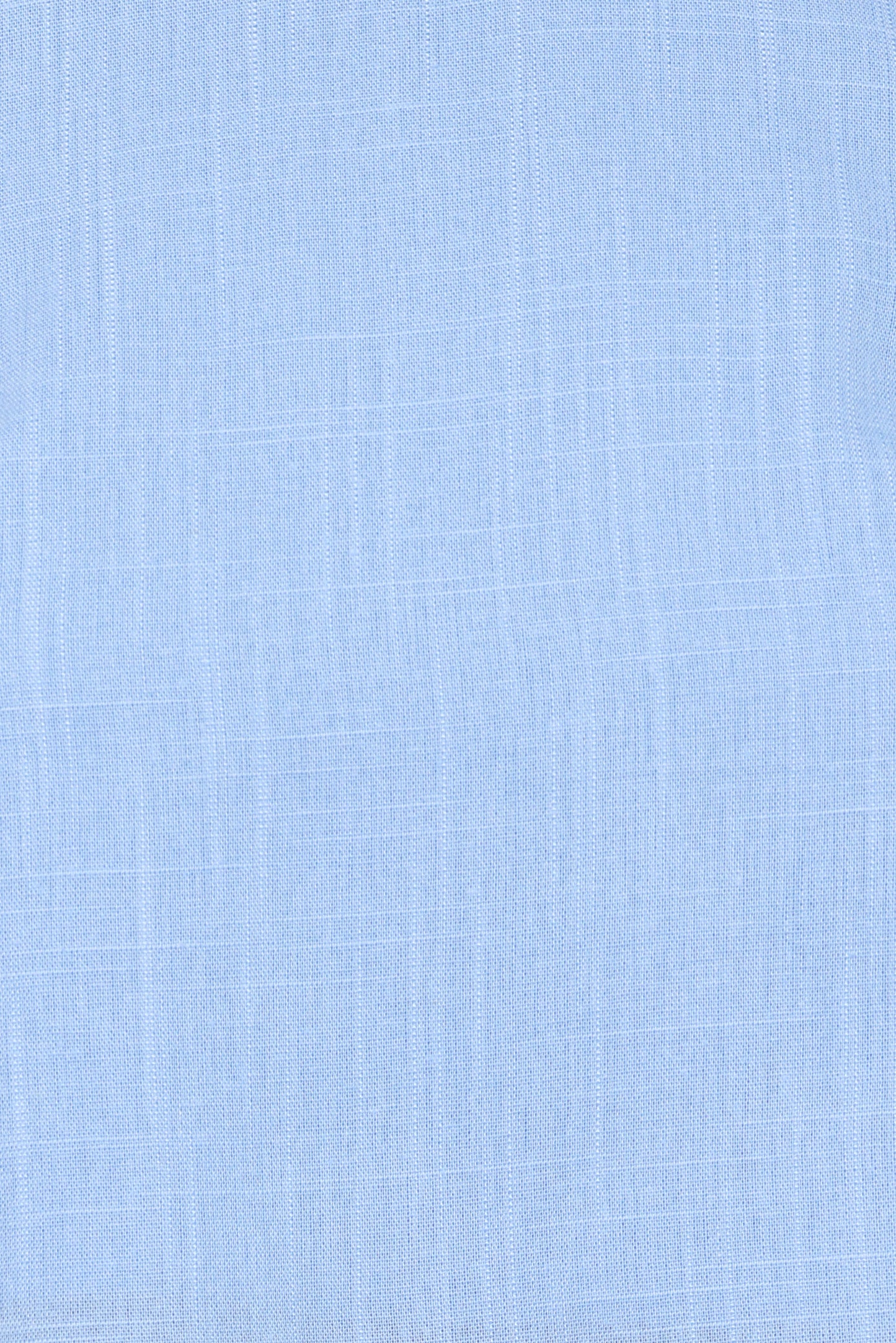 Madison Linen Column Skirt - Blue